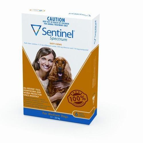 sentinel-spectrum-med-chews-tab-yellow-6-pack-11-22kg-garrard-s-horse-and-hound